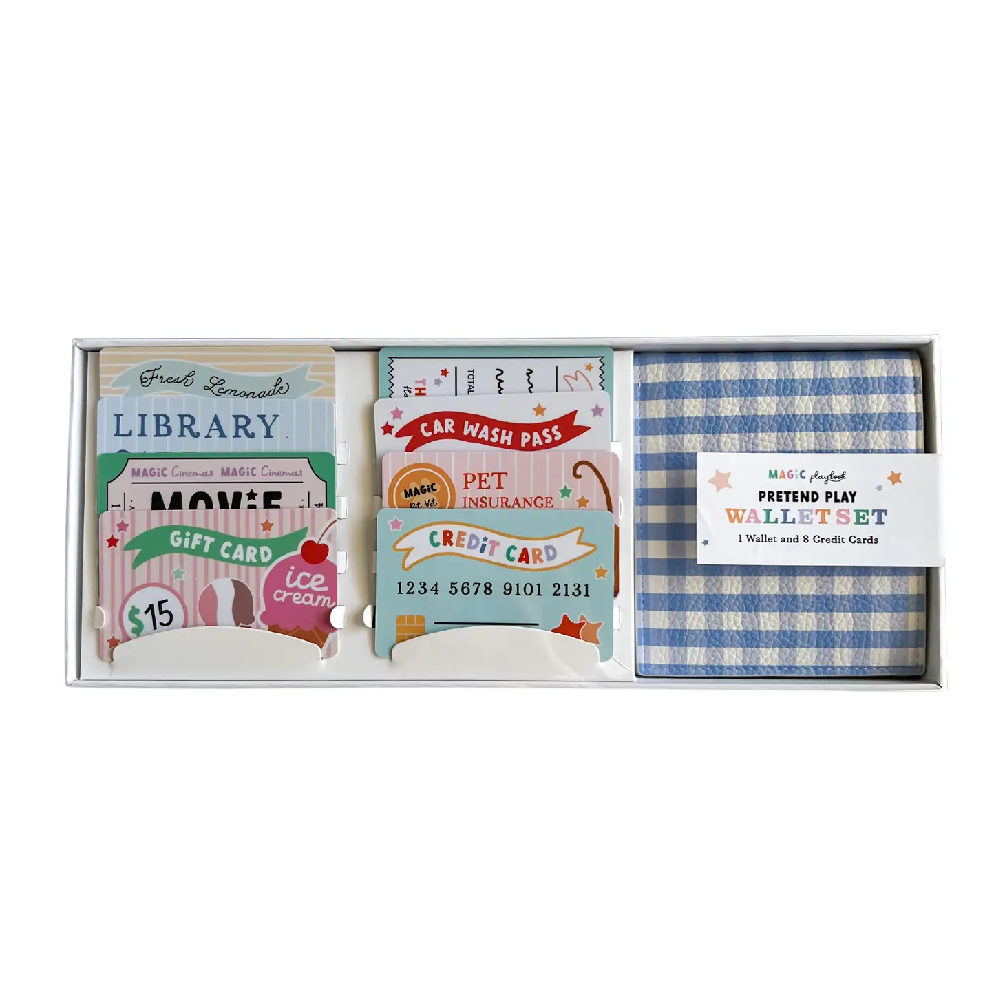 NEW Pretend Play Wallet + Credit Card Set