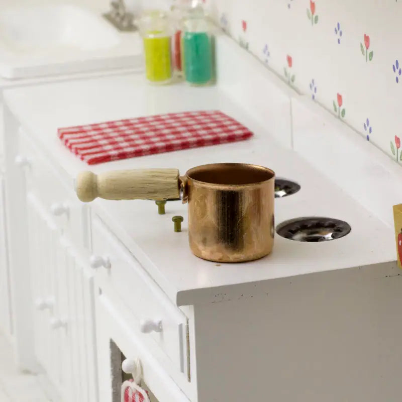 Dollhouse Miniatures: Copper Sauce Pan