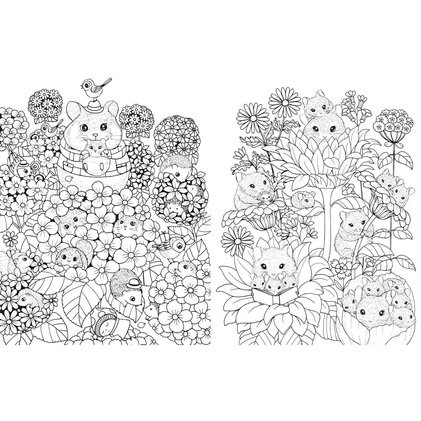 Coloring Book: A Million Baby Animals