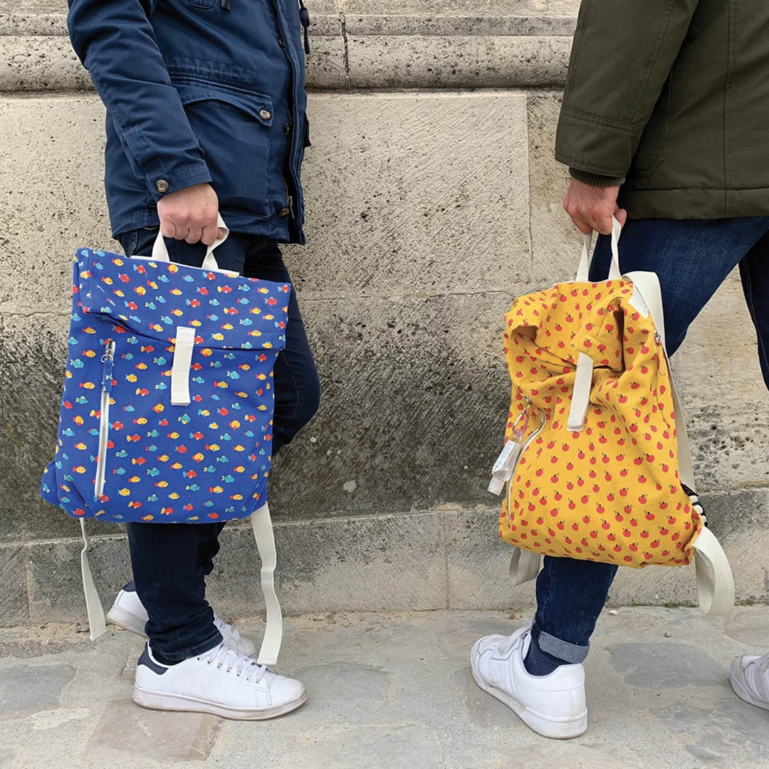 Kiddie Backpack Messenger - Apple