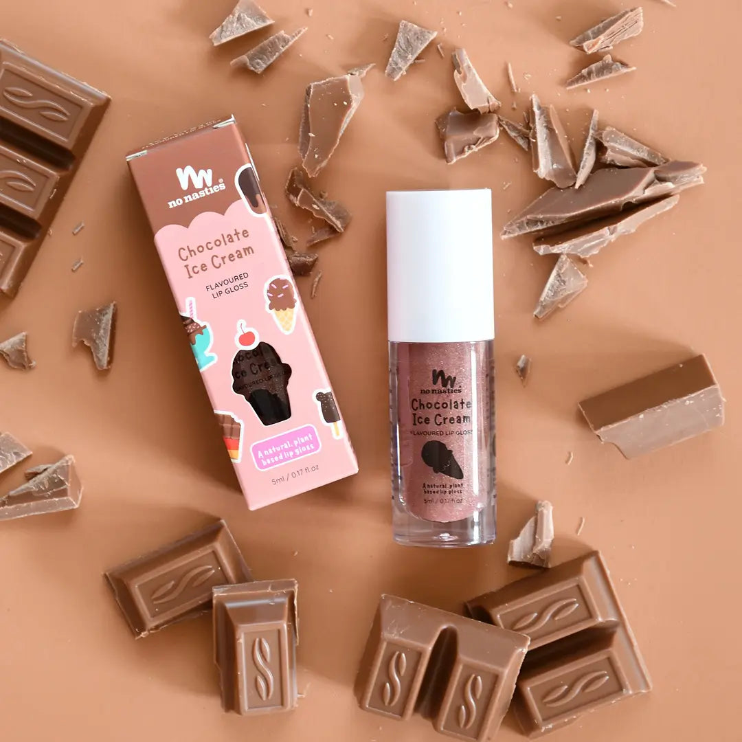 NEW Natural Kids Lip Gloss- Chocolate