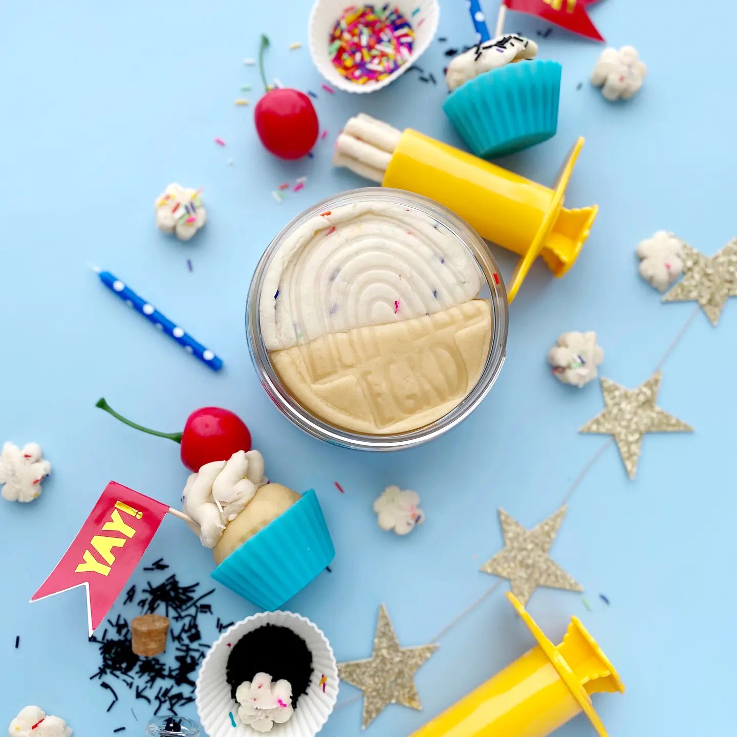 NEW Scented Natural Sensory Play Dough Kit- Cupcake