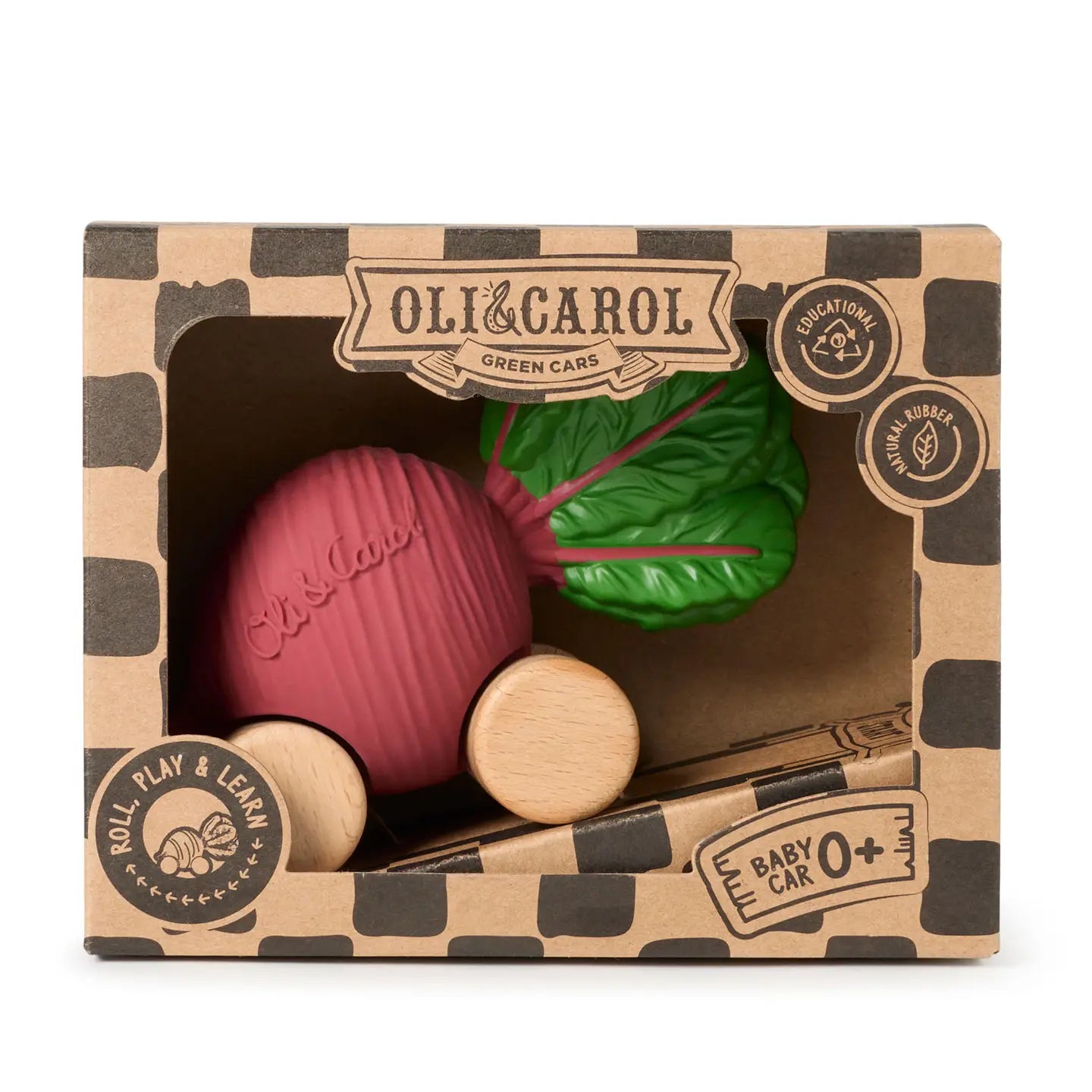 Betty the Beetroot Baby Car Toy