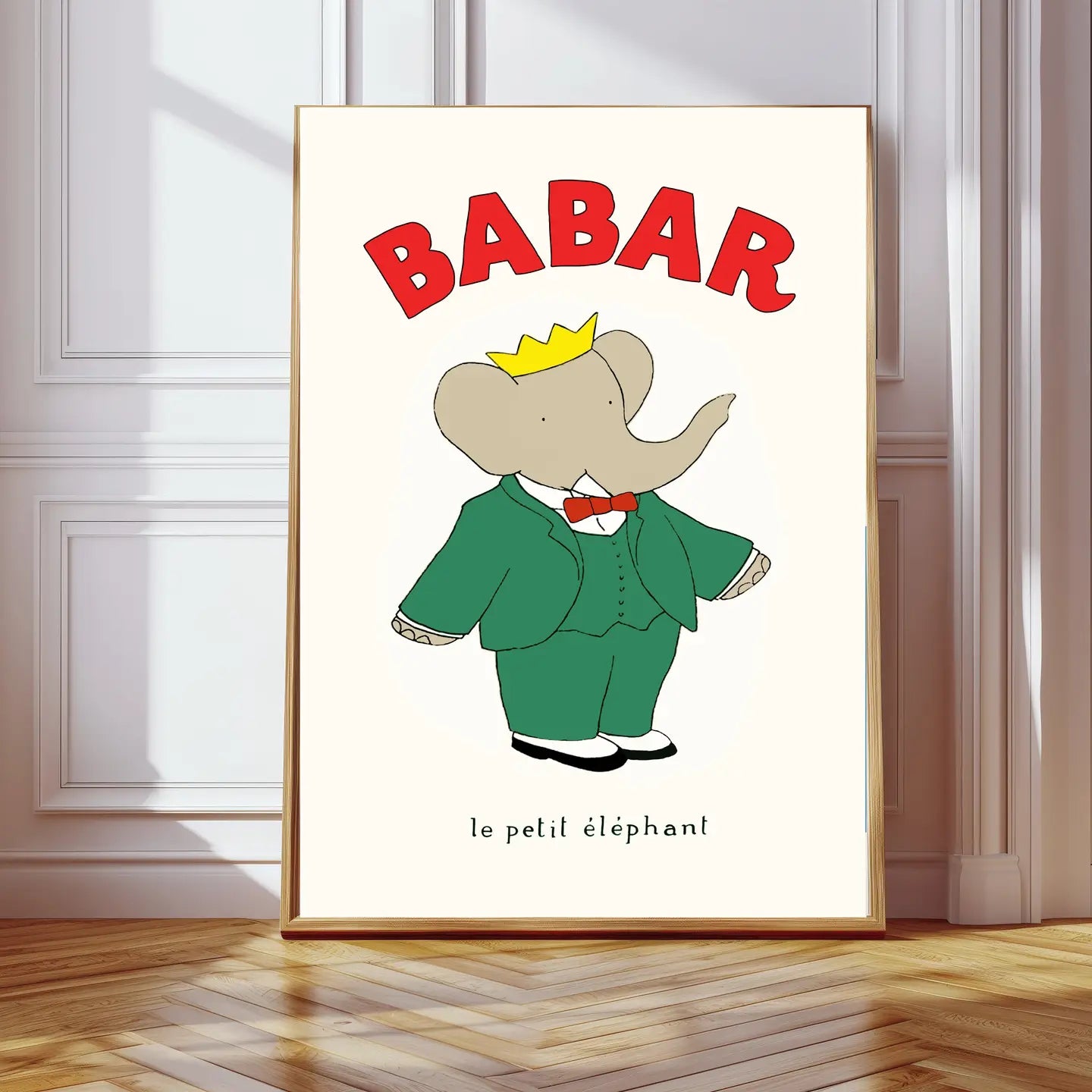 Retro Art Prints: Babar the Elephant