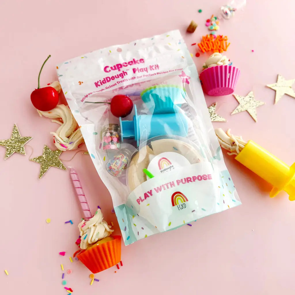 NEW Scented Natural Sensory Play Dough Kit- Cupcake