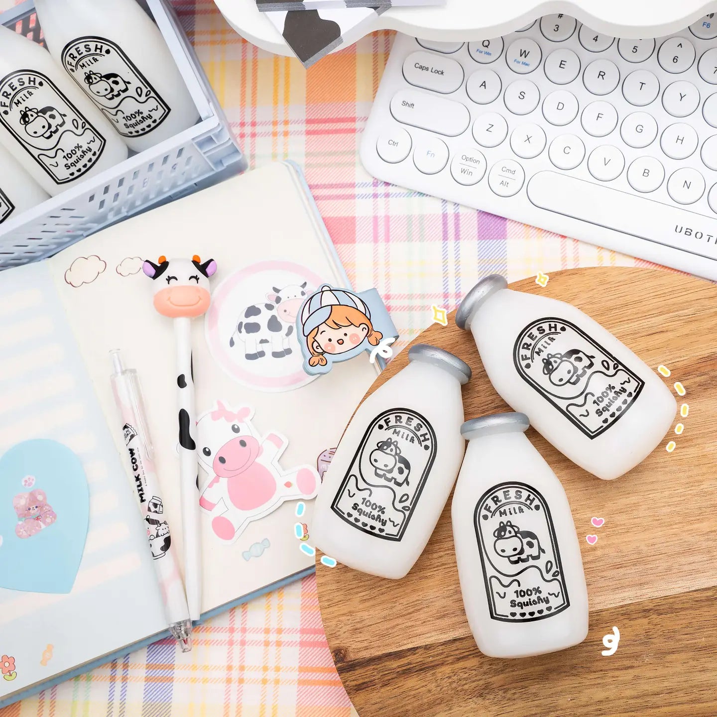 NEW Fresh Milk Squishy Sensory Toy