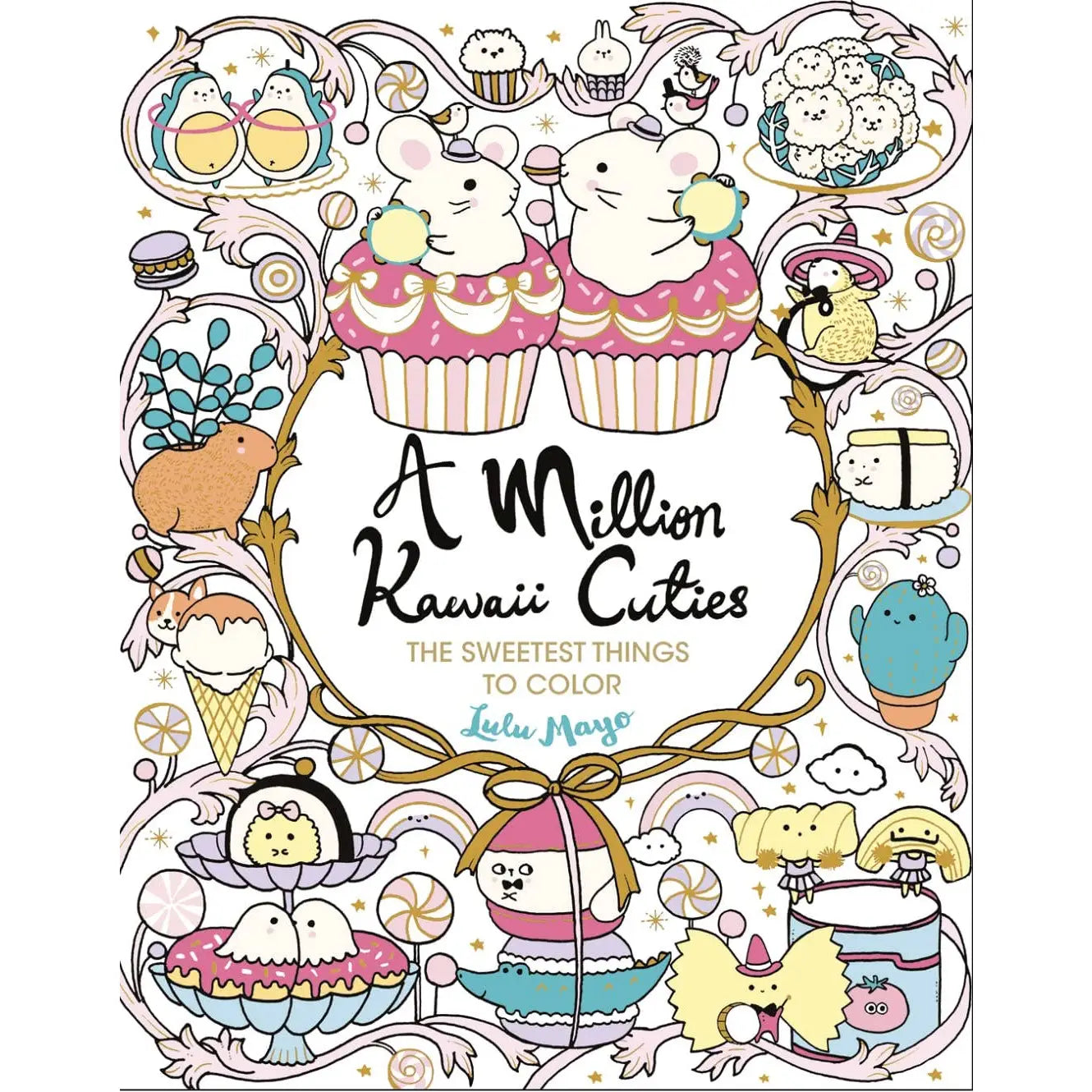 Coloring Book: A Million Kawai Cuties