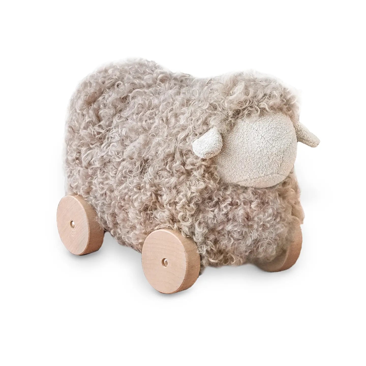 Pull-Along Sheep- Taupe