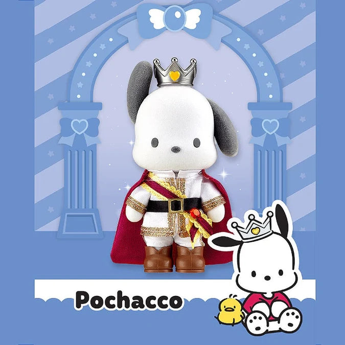 Flocked Sanrio Character Doll with Removable Clothing - 5" Pochacco