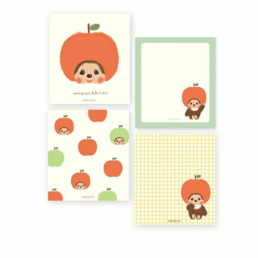Monchichi Memo Pad - Apple