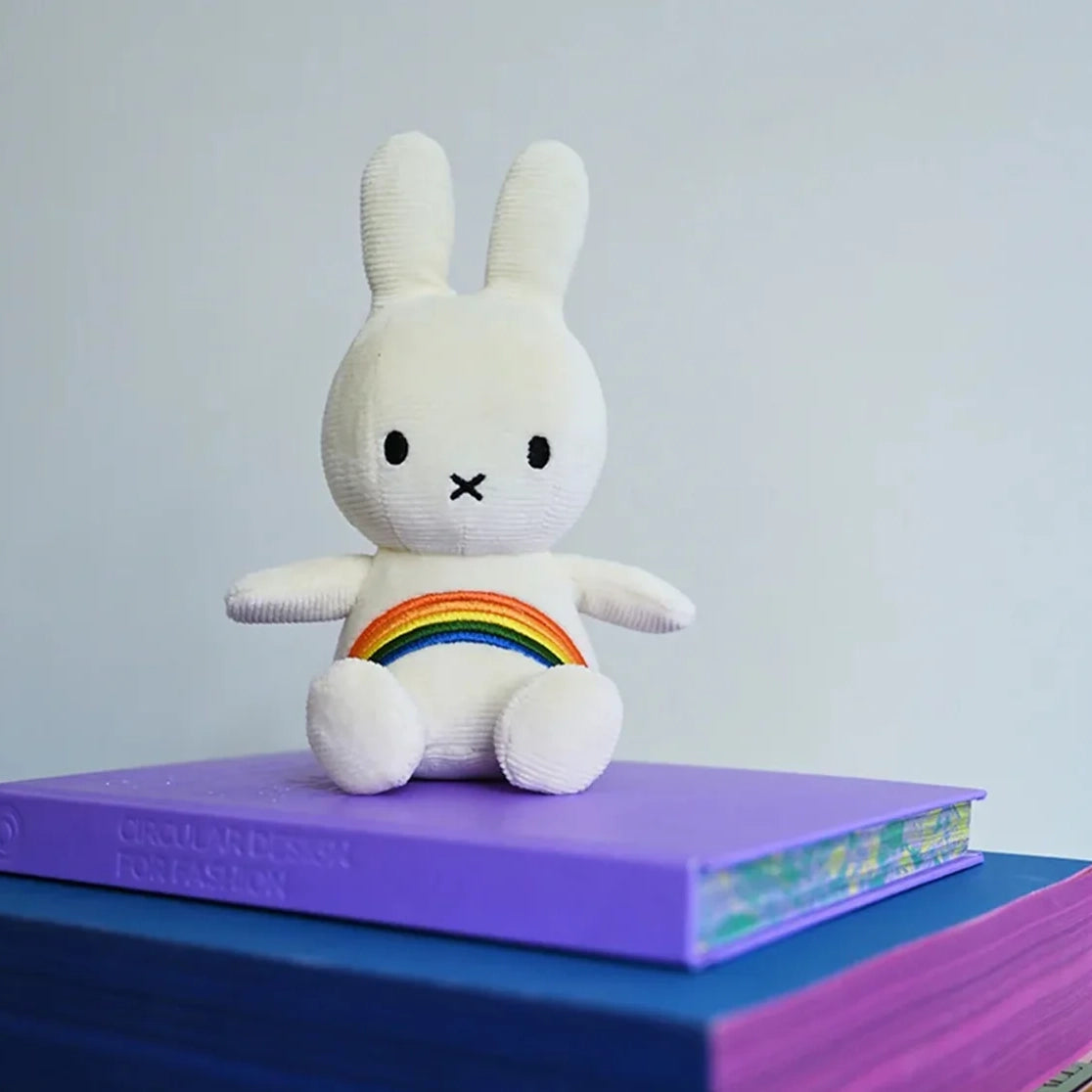 Miffy Rainbow Embroidered  7" Doll