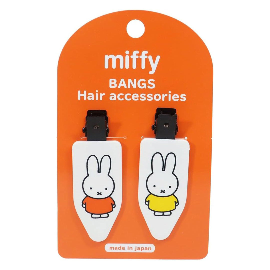 Miffy Mascot Hair Clips- Set of Two Orange
