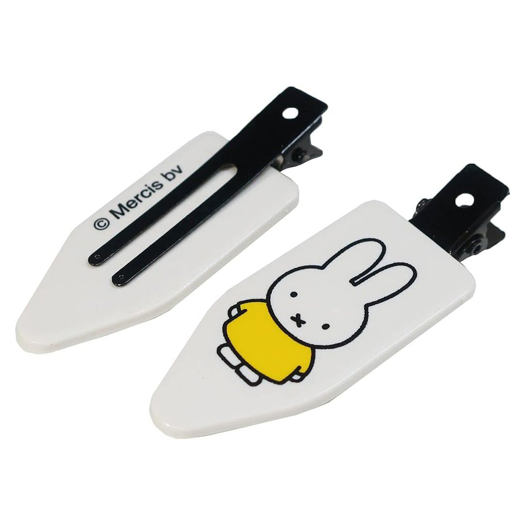 Miffy Mascot Hair Clips- Set of Two Orange