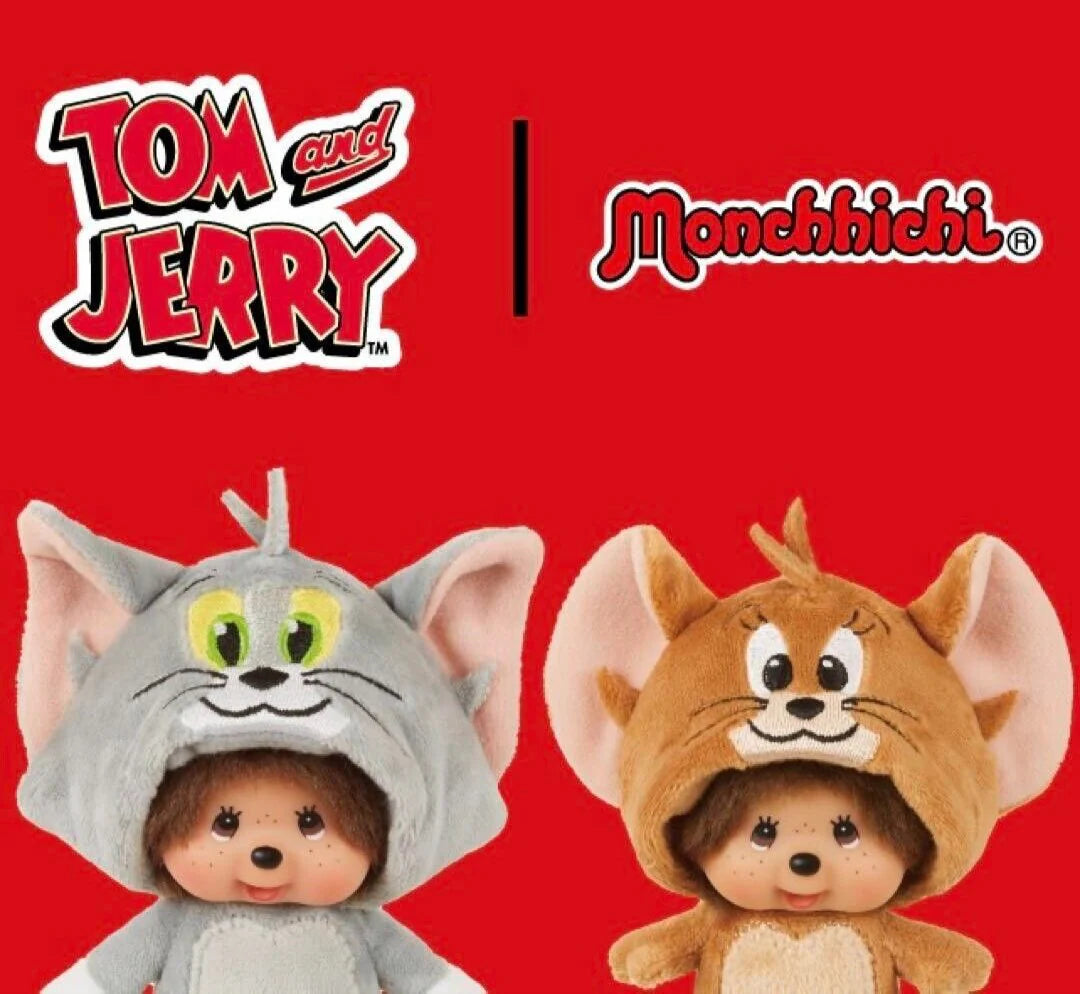Limited Monchichi Tom and Jerry Doll- Jerry SHIPS JUNE 22!