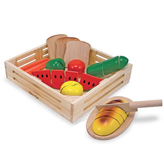 Wooden Cutting Food Set
