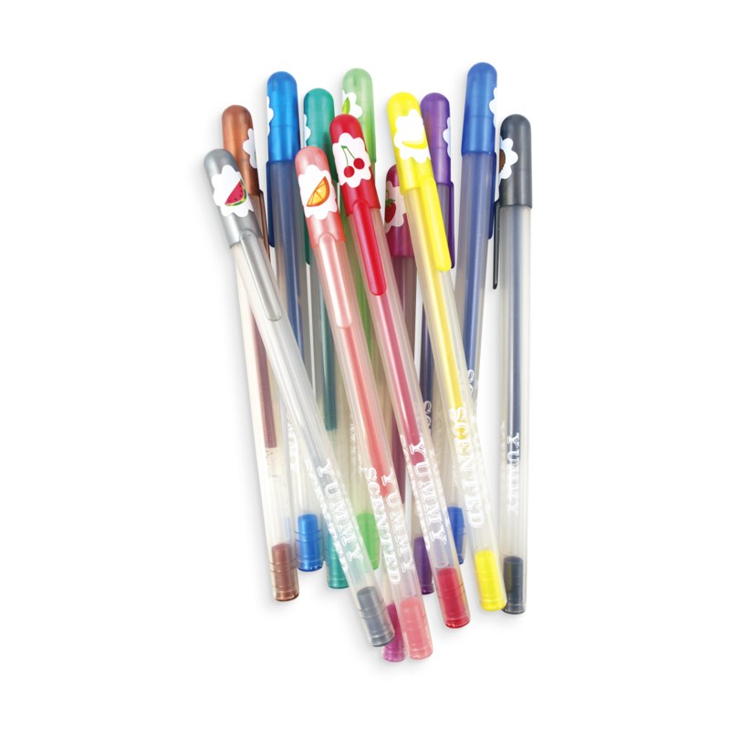 Yummy Yummy Scented Glitter Pens- Set of 12