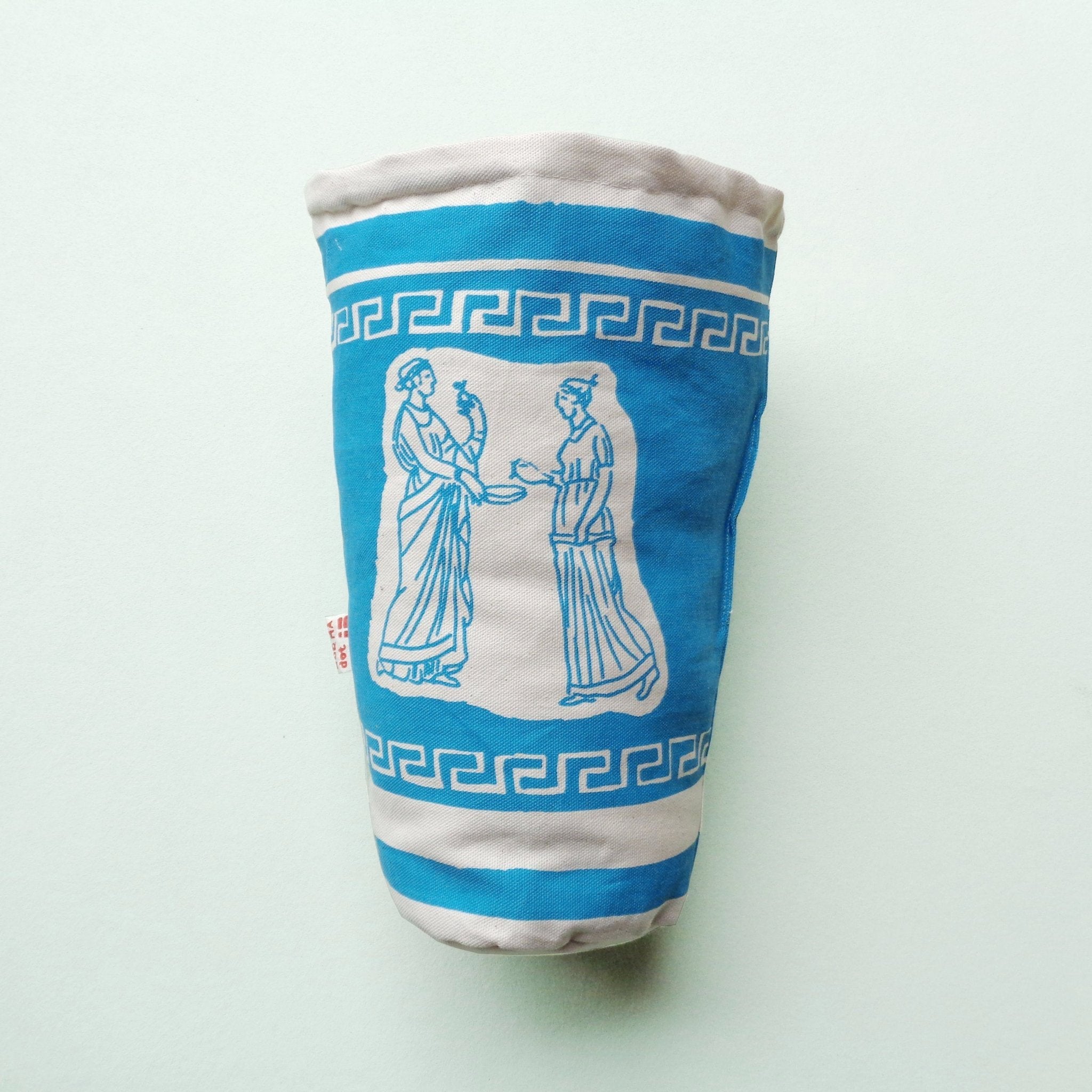 NEW Greek Coffee Cup Pillow