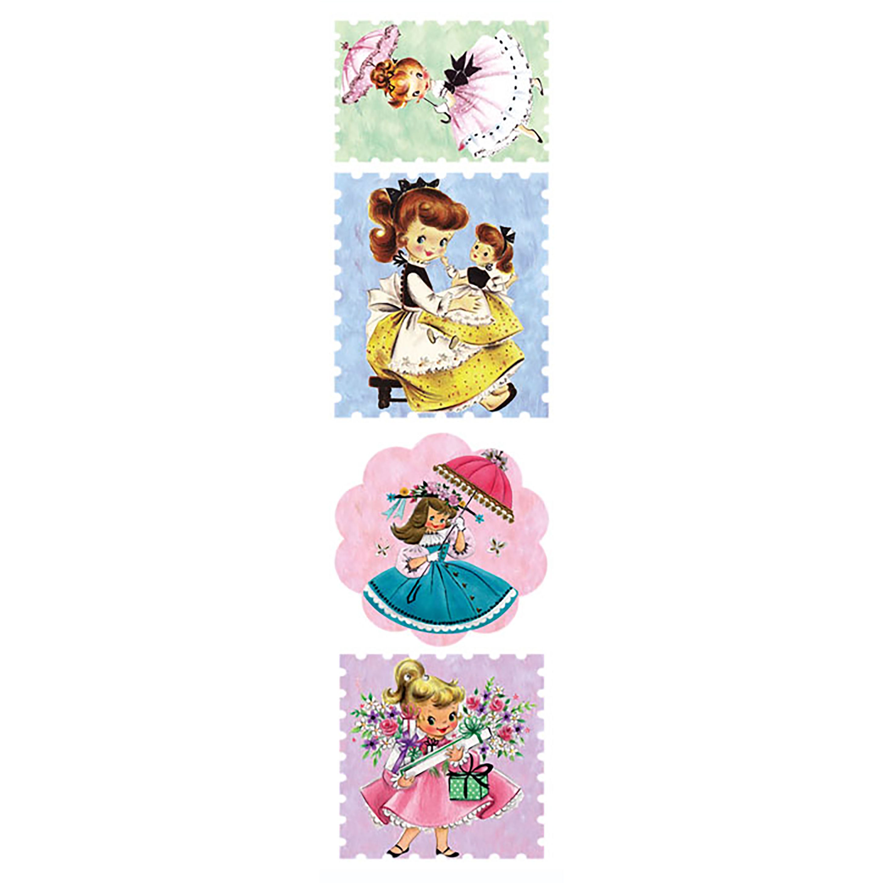 Retro Girls Stickers
