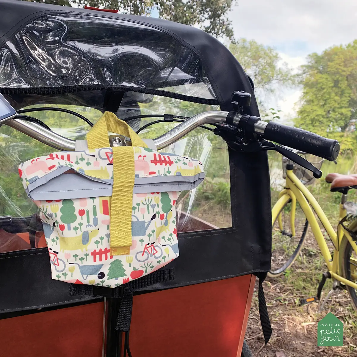 NEW Kiddie Bike Bag- Garden