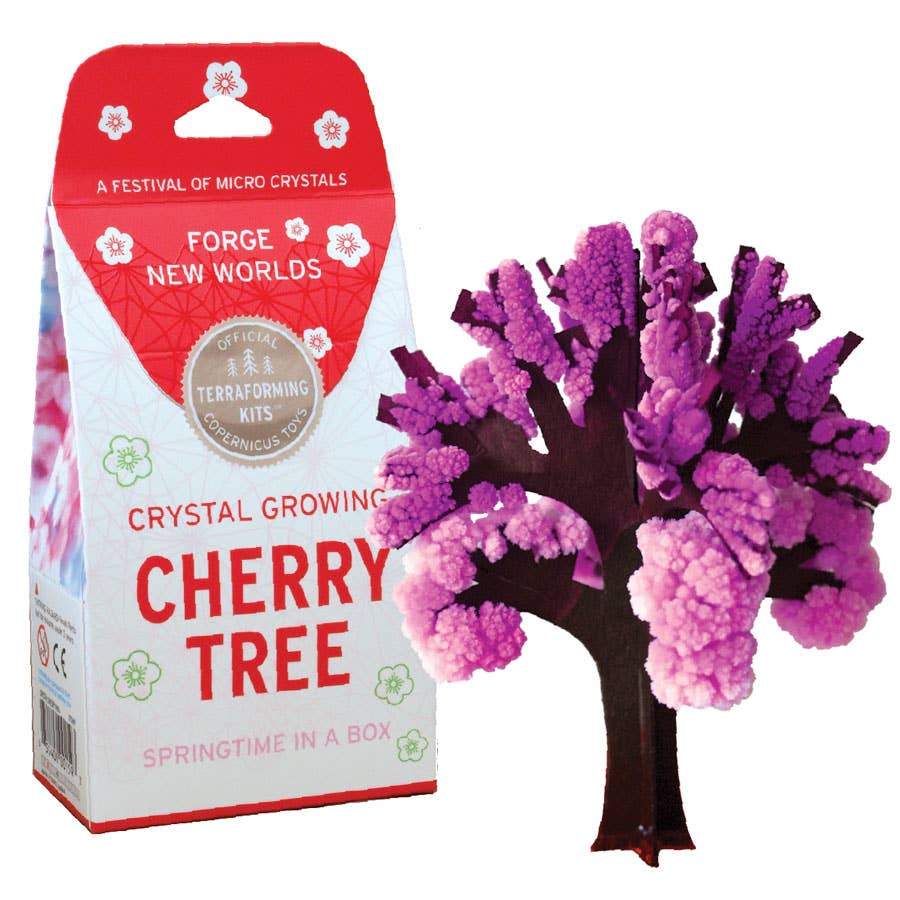 NEW Crystal Growing Tree Kit- Cherry Tree