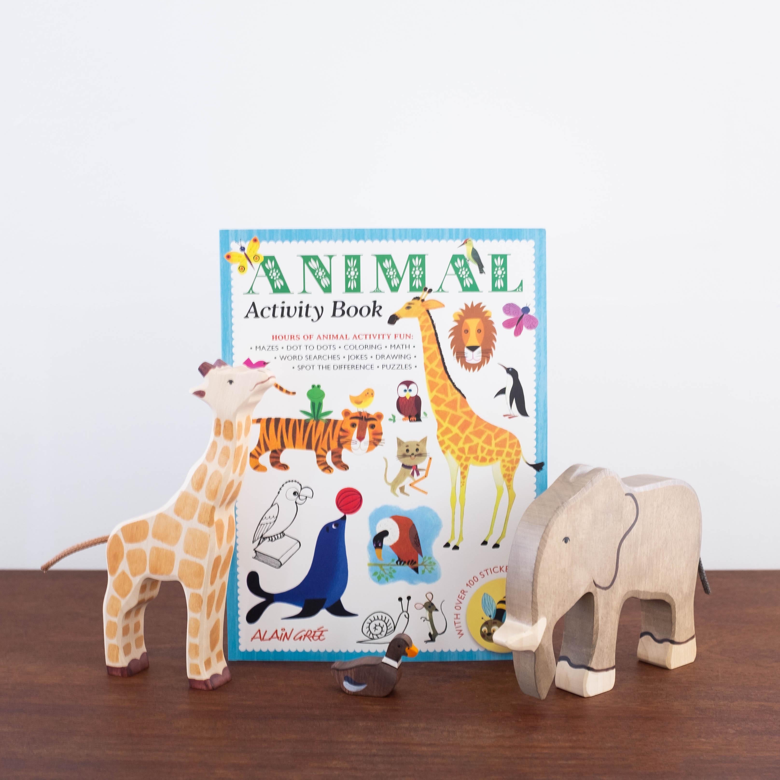 Holztiger Giraffe- Head Raised