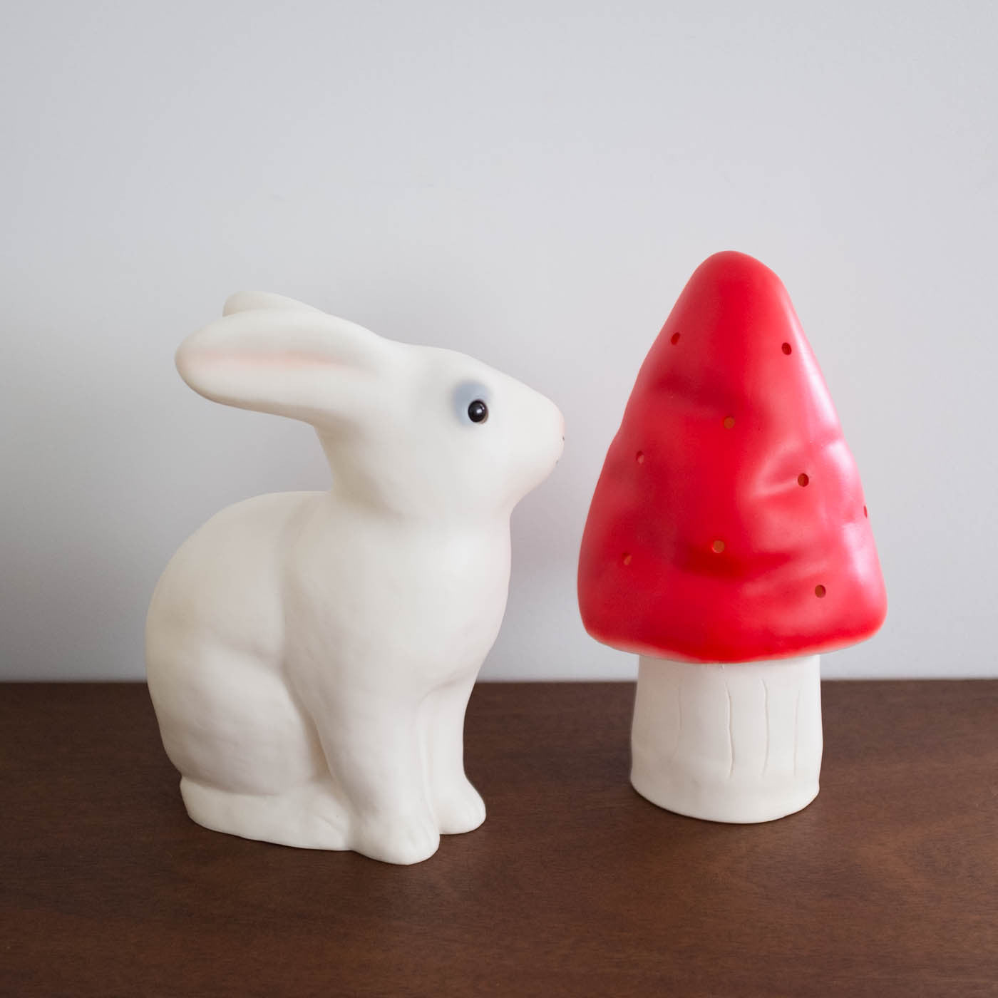 NEW Mushroom Woodland Lamp- Red