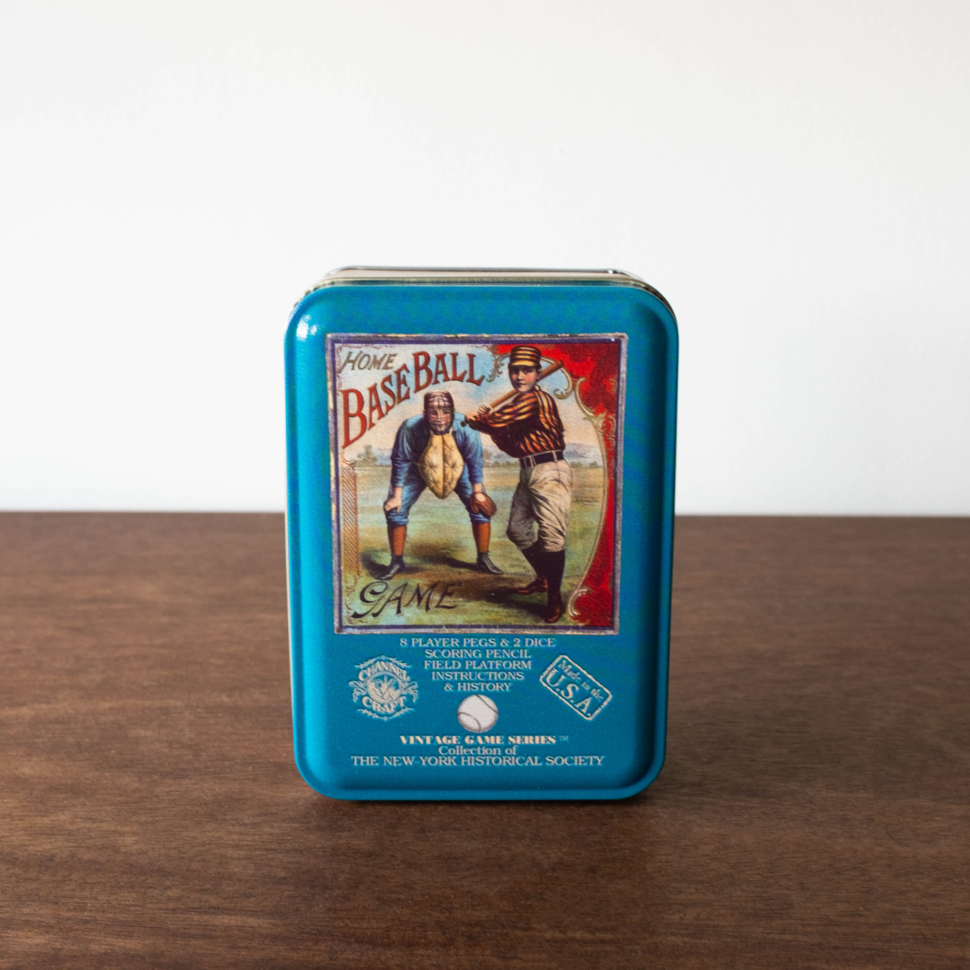 Home Baseball Vintage Game Tin
