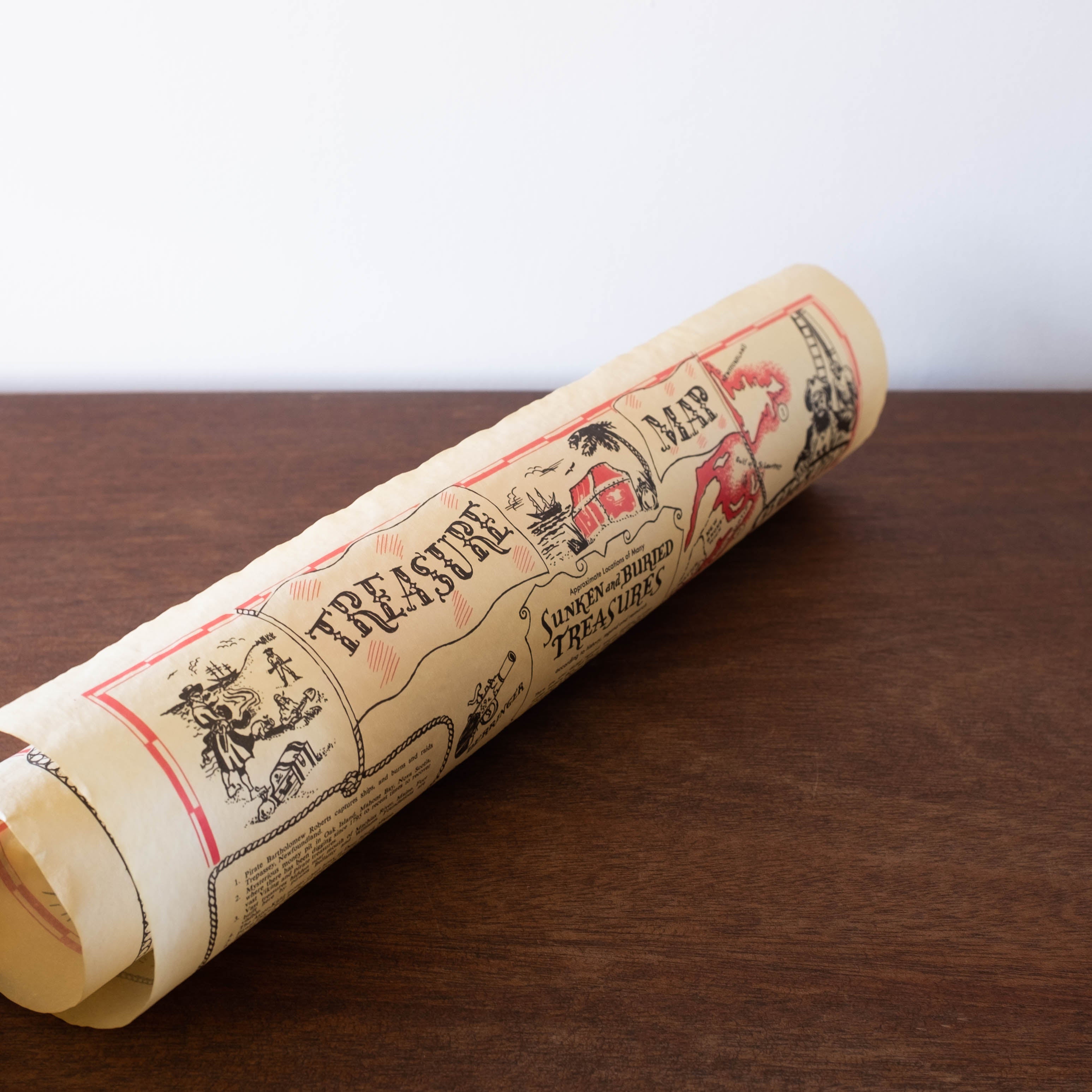 Pirate Historical Map and Document Set