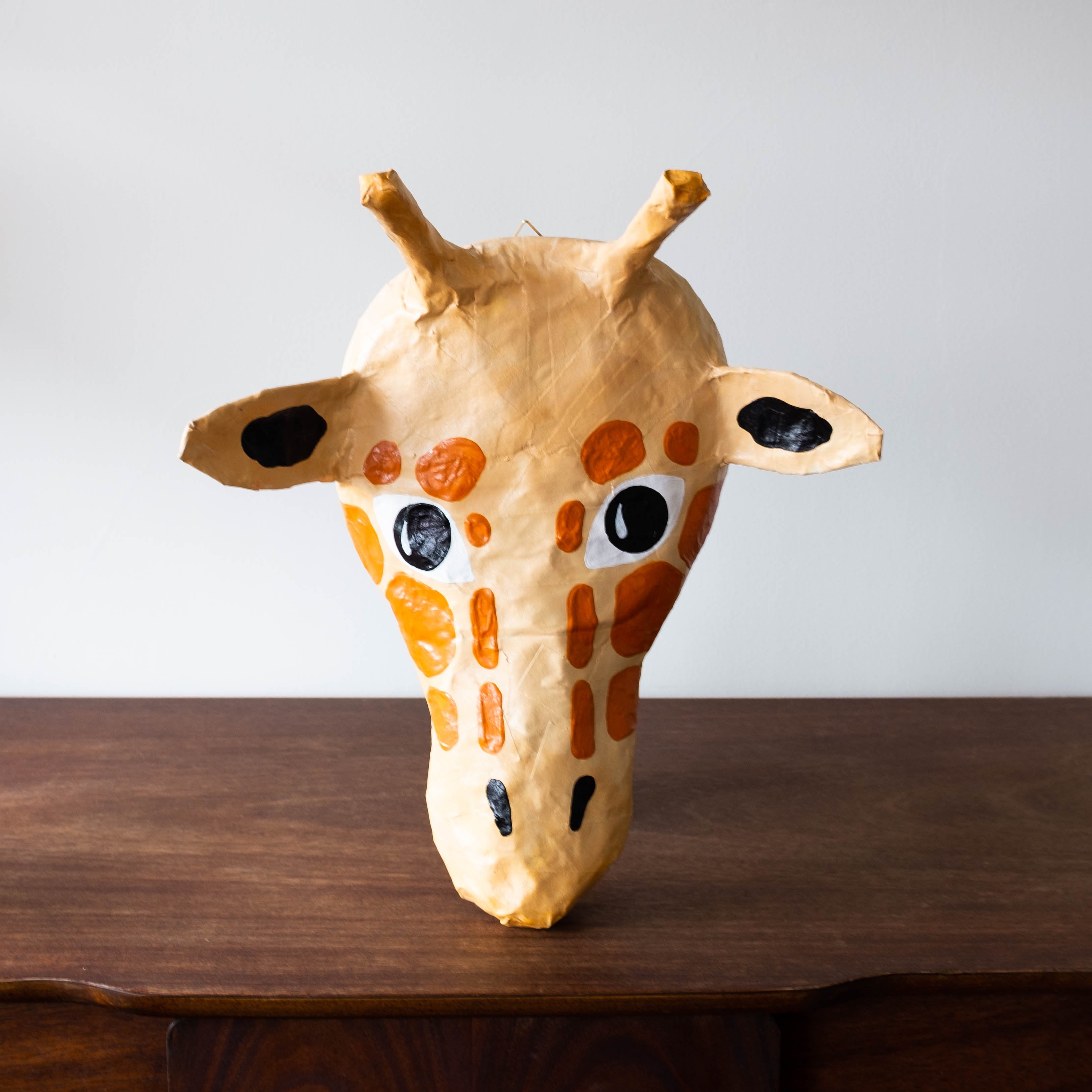 NEW Paper Mache Animal Head- Giraffe