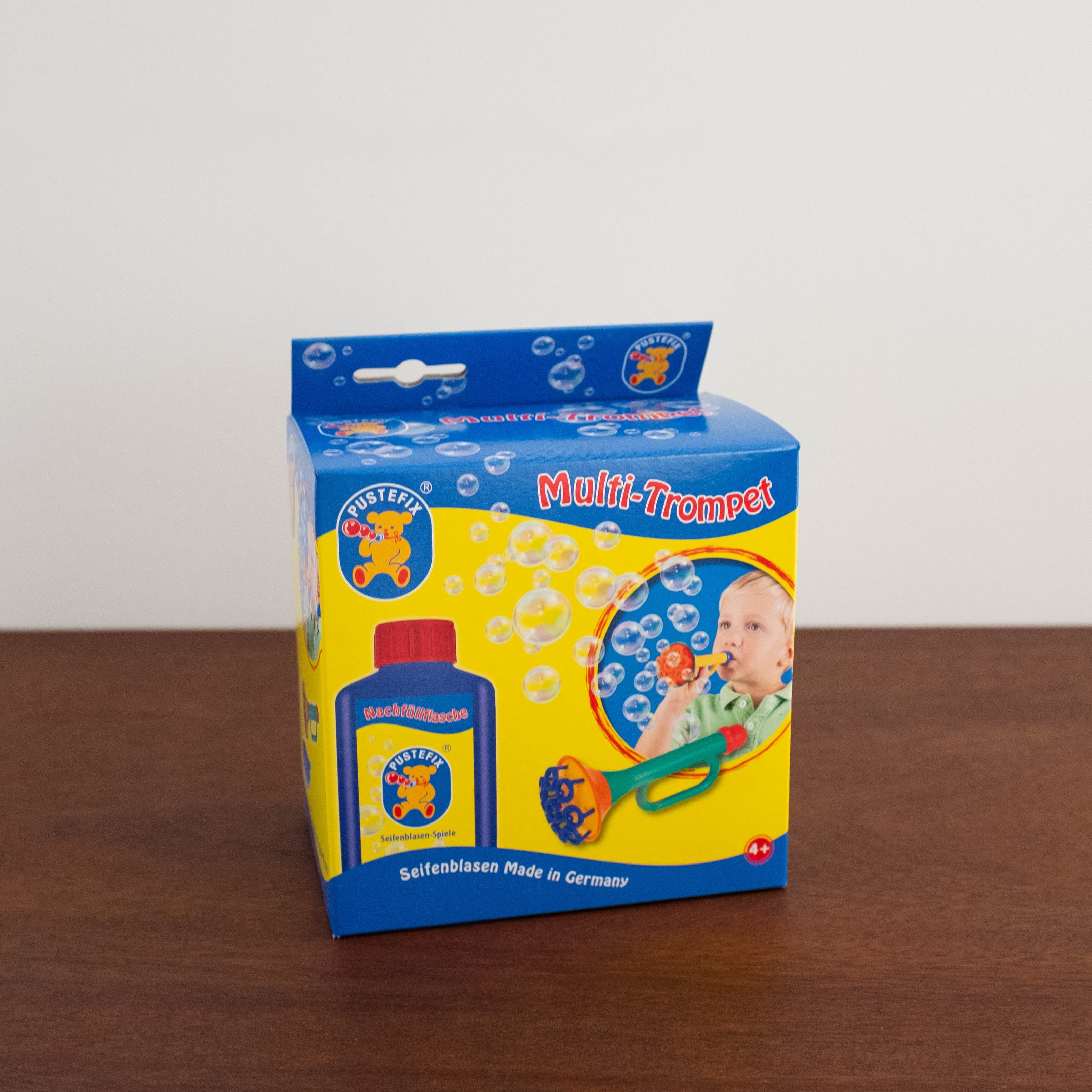 NEW Pustefix Bubbles with Trumpet Toy