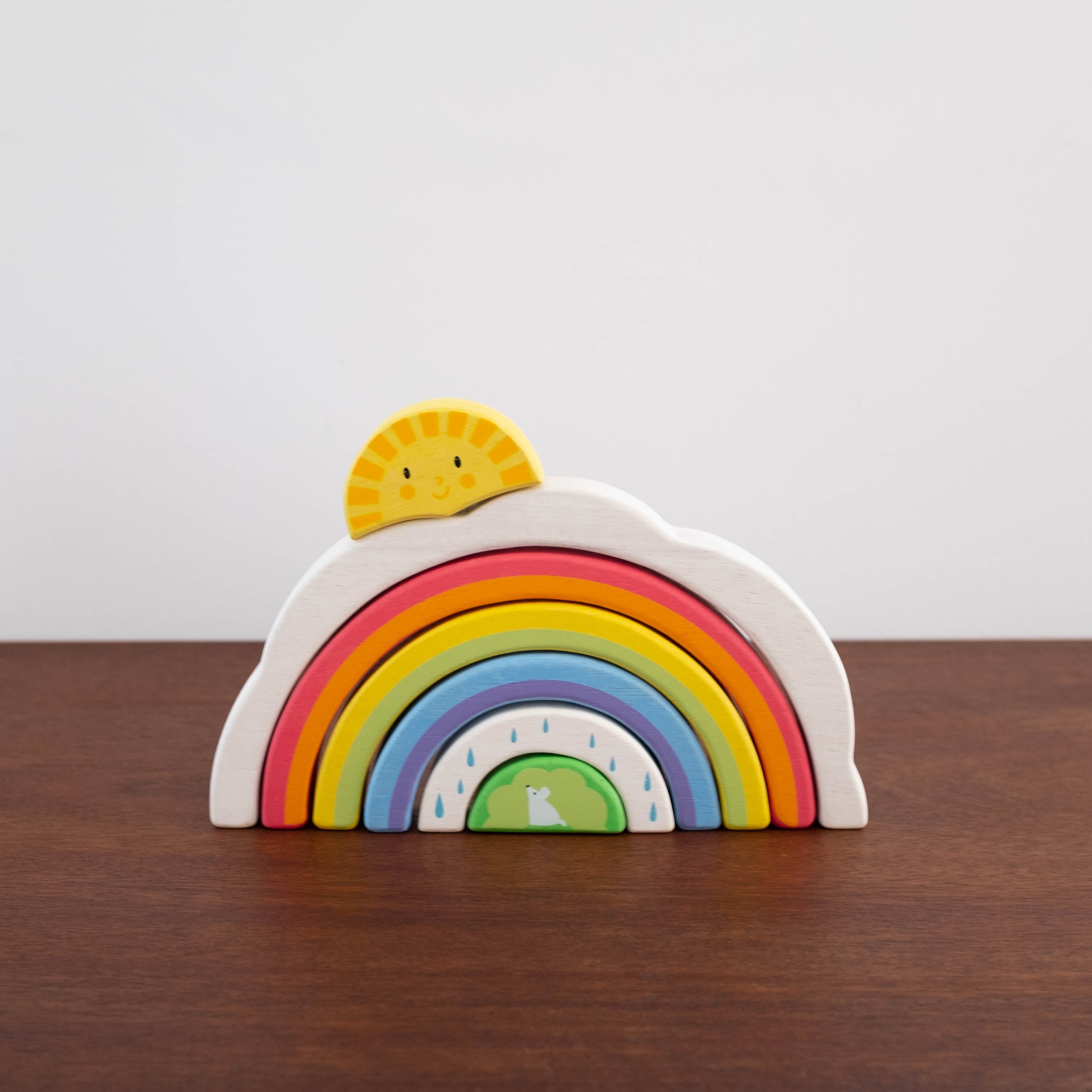 Rainbow Tunnel Puzzle with Sun Toy