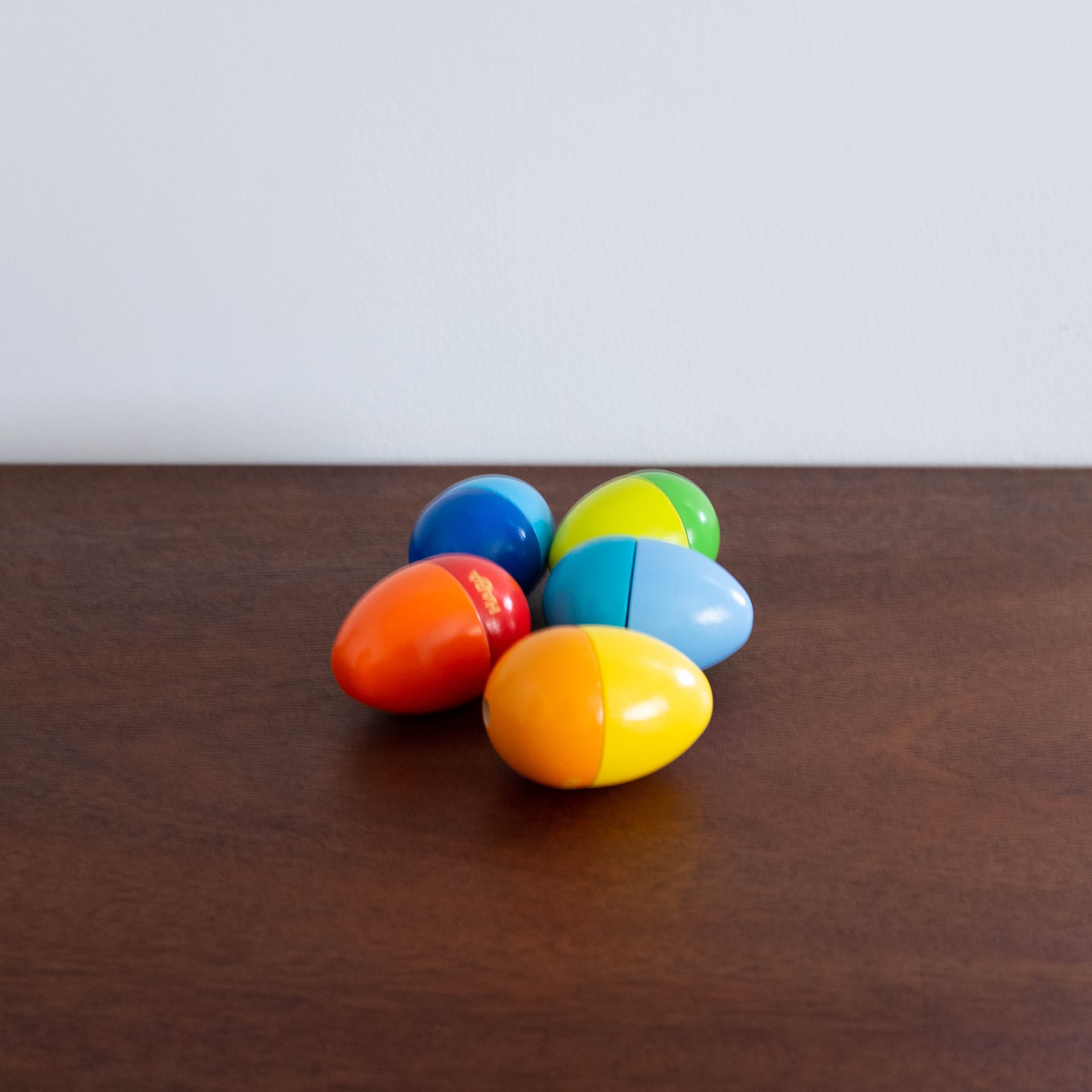 Wooden Colorful Egg Shakers