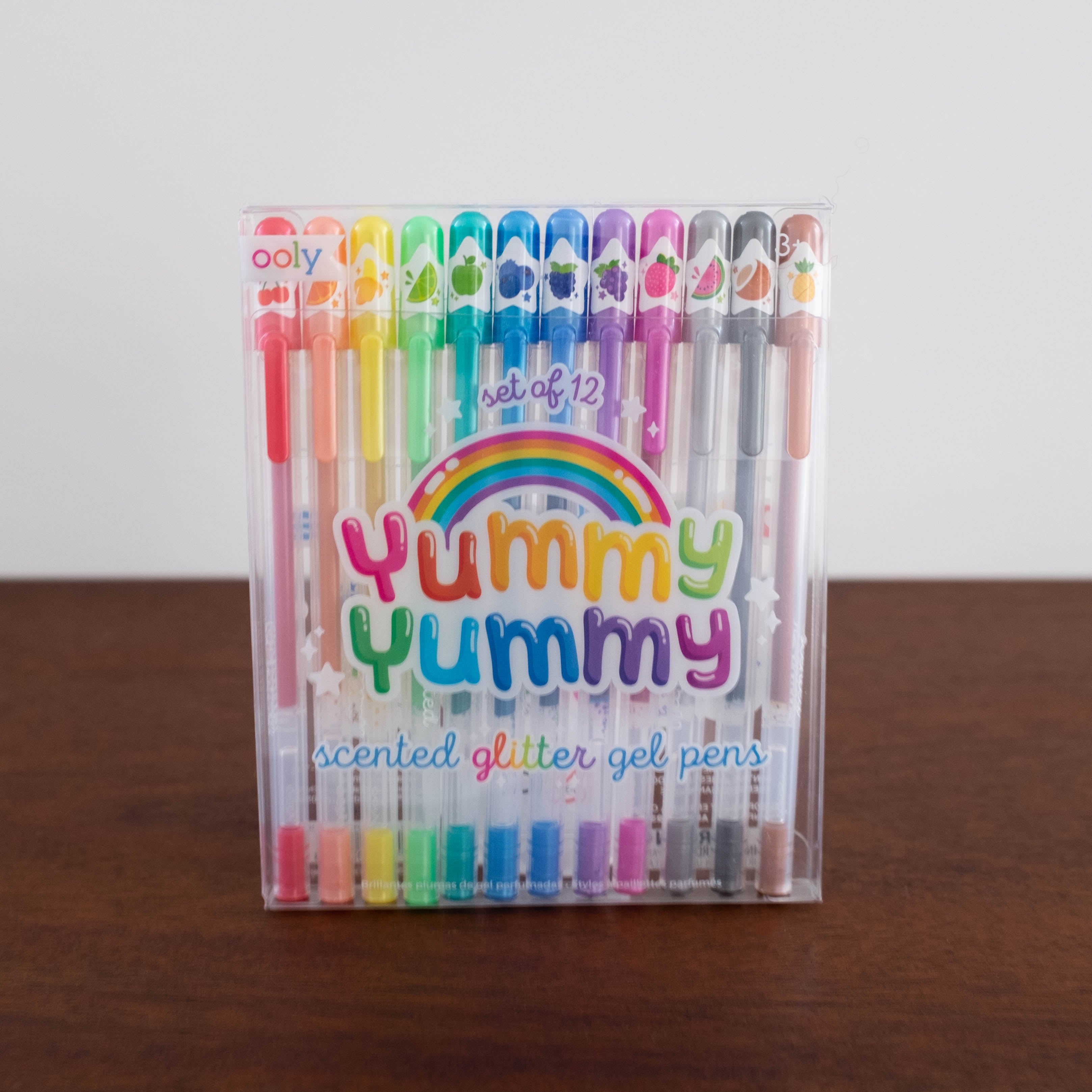 Yummy Yummy Scented Glitter Pens- Set of 12