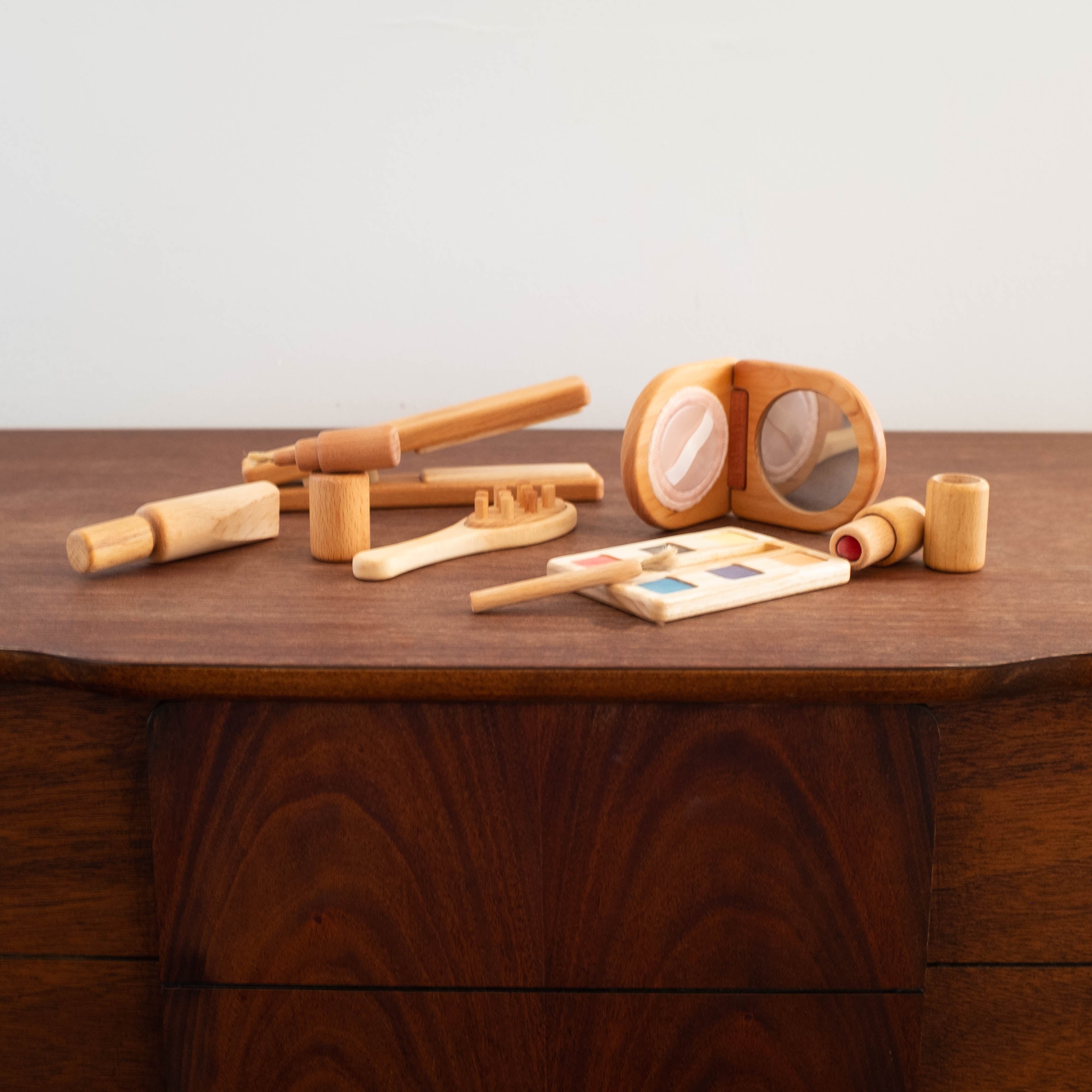 Wooden Heirloom Beauty Makeup Toy Set