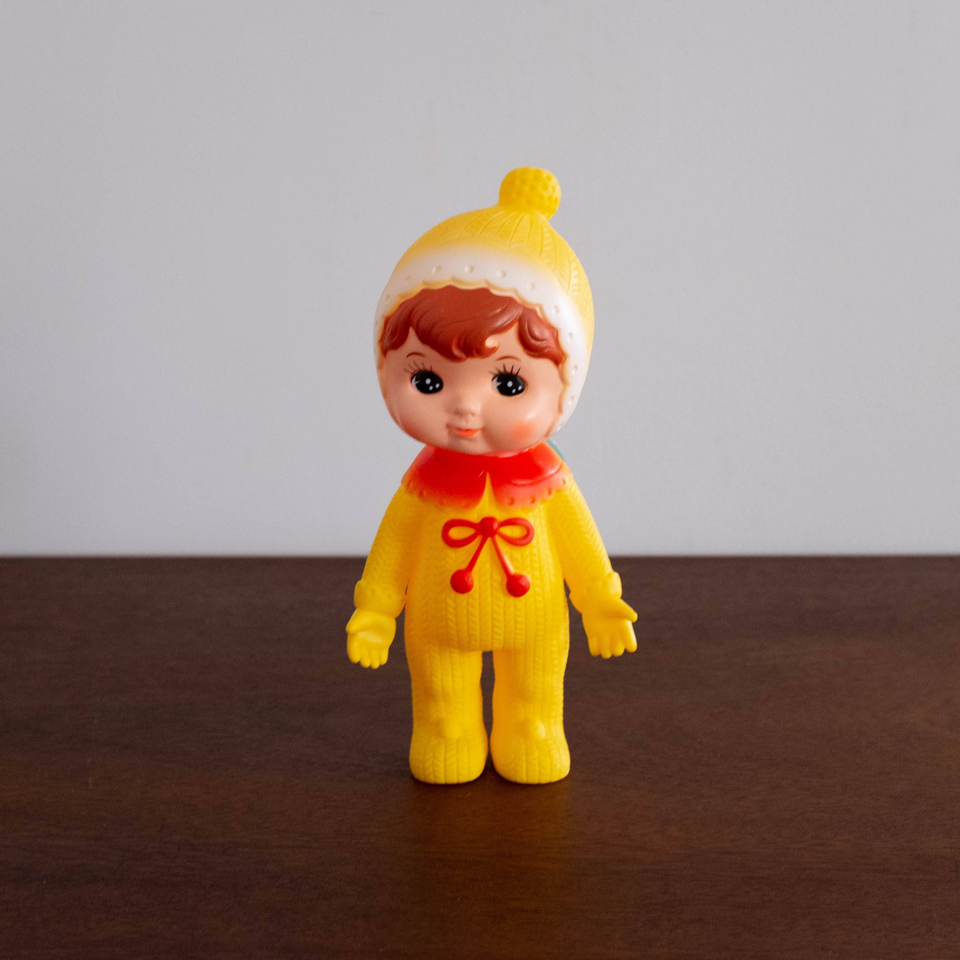 NEW Woodland Retro Doll- Yellow with Orange Ribbon