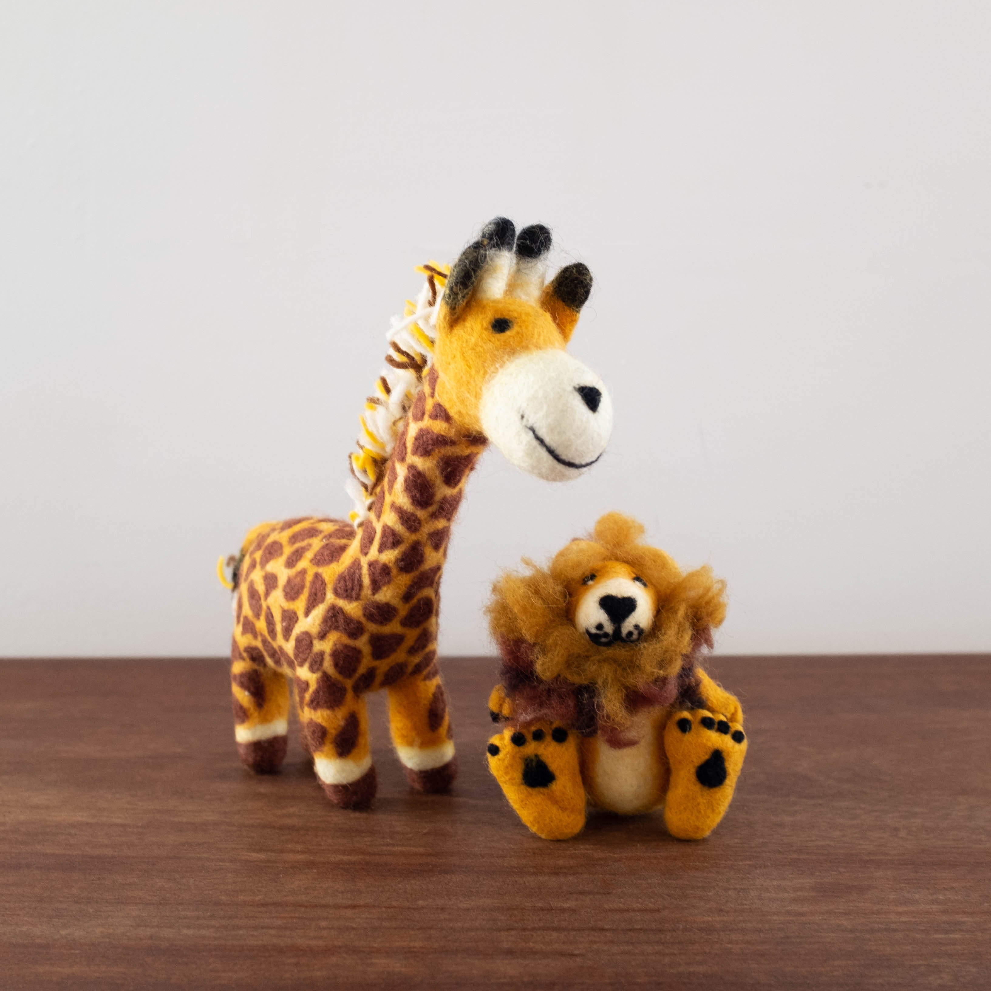 Wool Felt Lion Doll