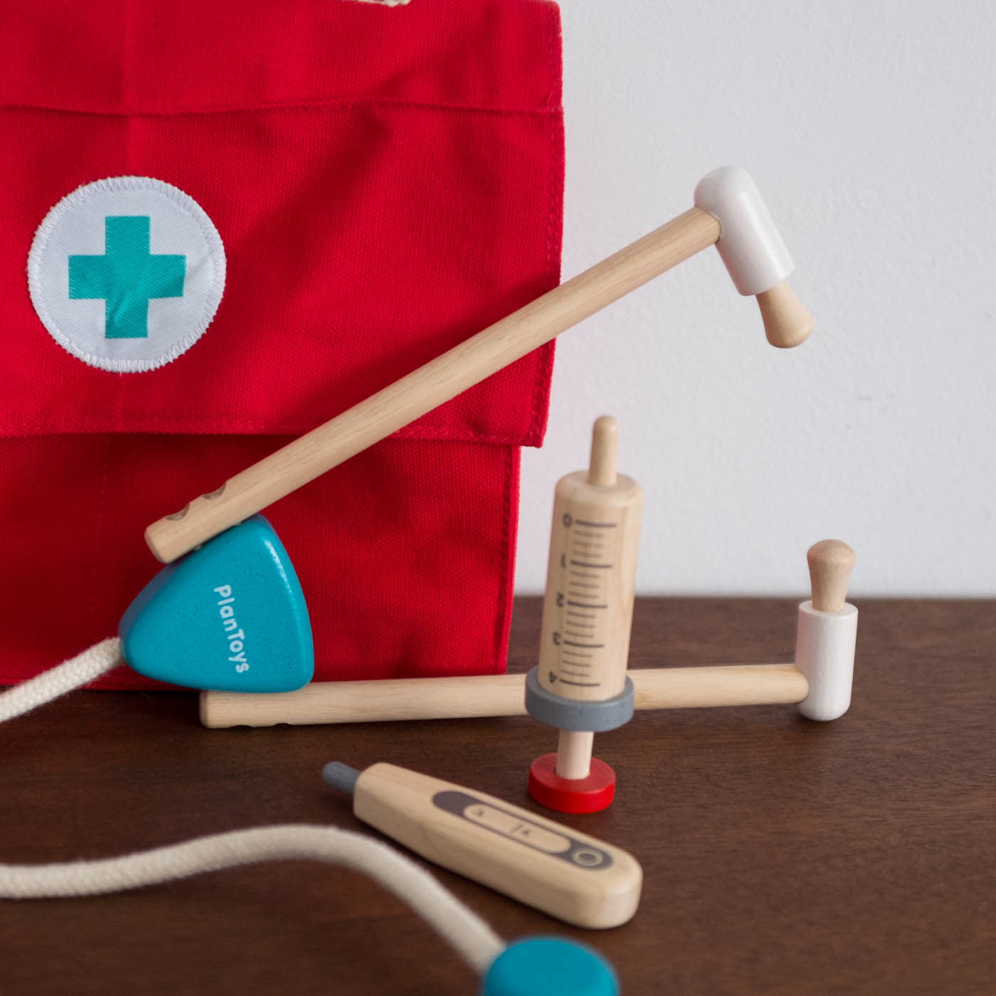 Wooden Doctor Bag Set