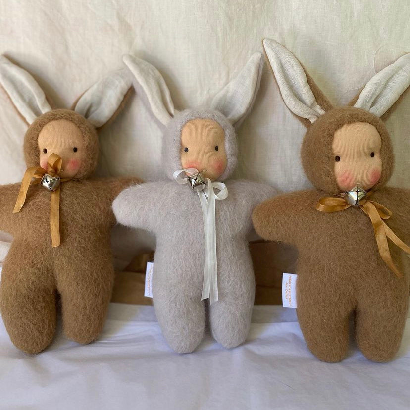 Woodland Bunny Doll- Available in Two Colors
