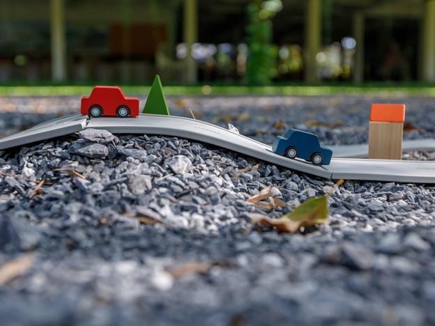 Rubber and Rail Car Set
