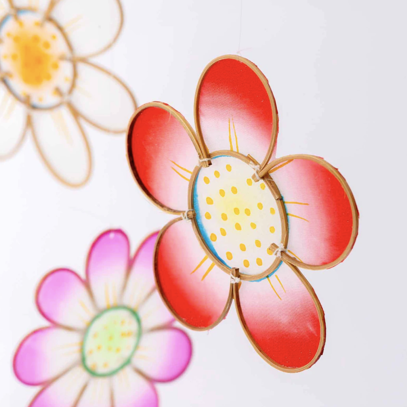 NEW Bamboo Silk Mobile- Flowers