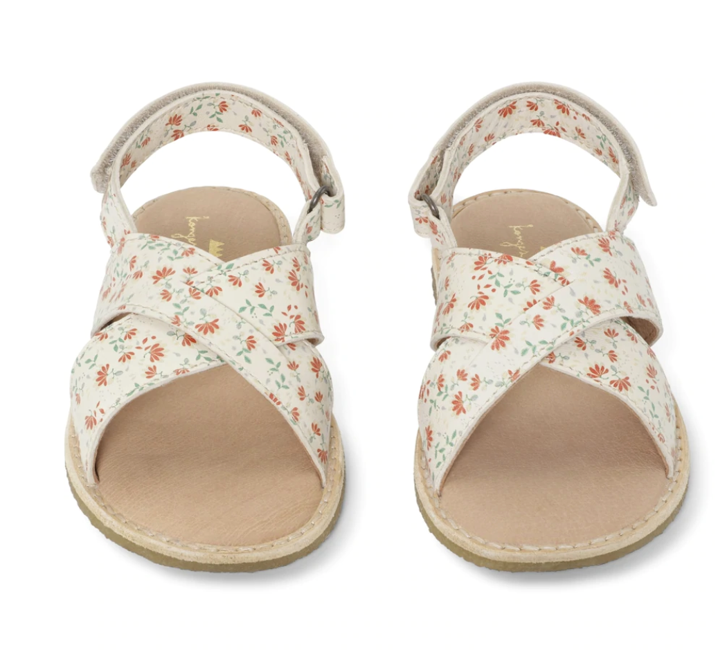 Jolie Leather Sandal- Natsu Red