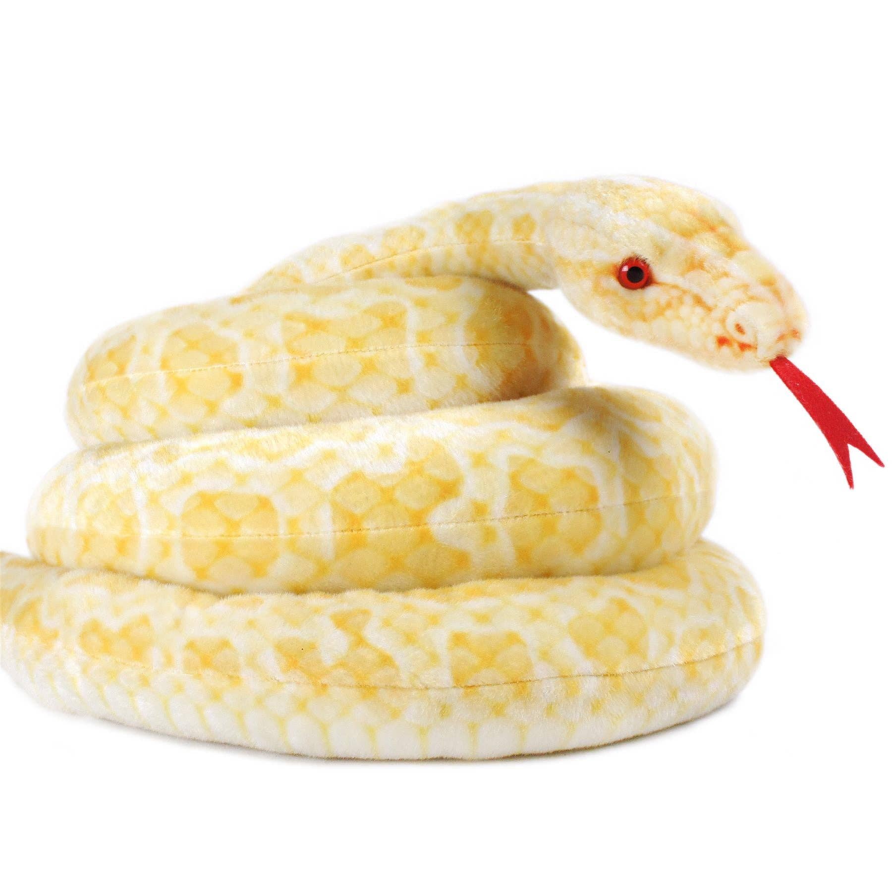 Alba The Albino Burmese Python Doll 10 feet long