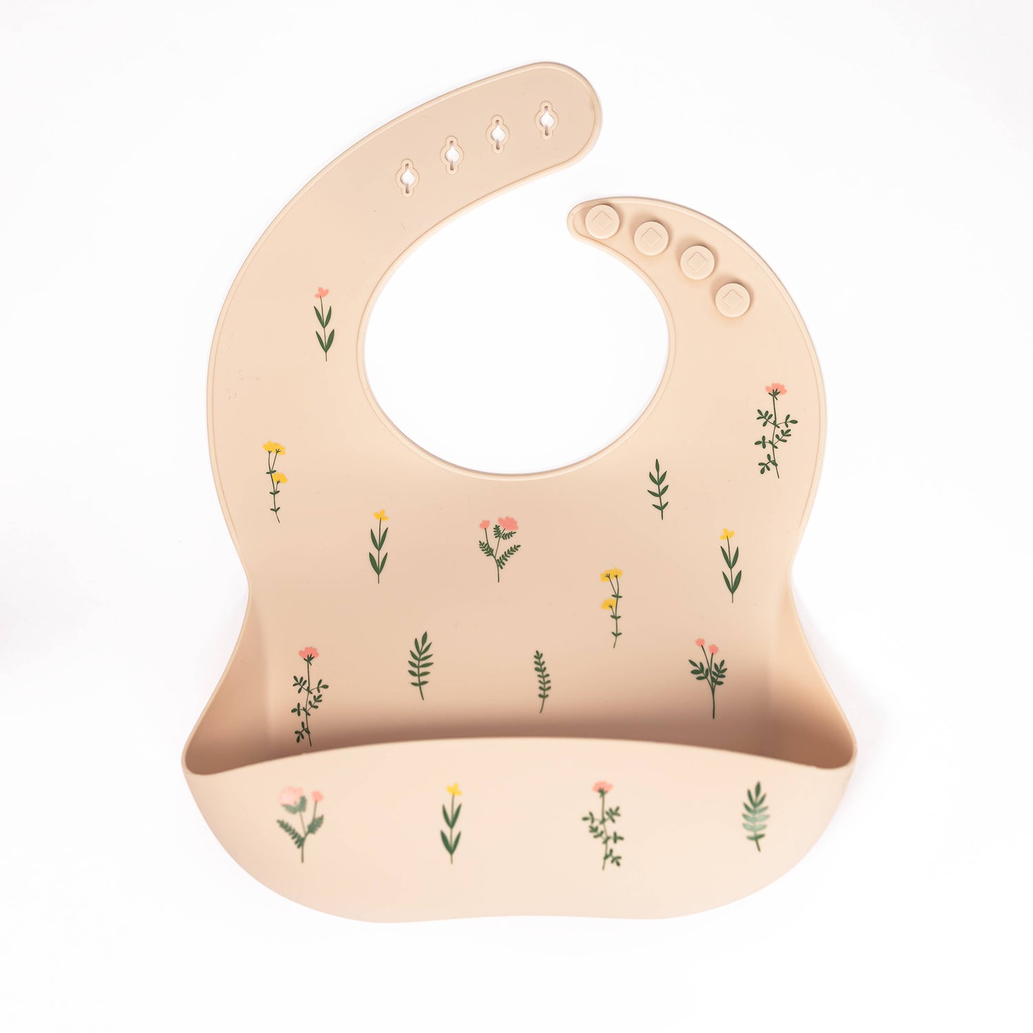Silicone Baby Bib- Wildflowers